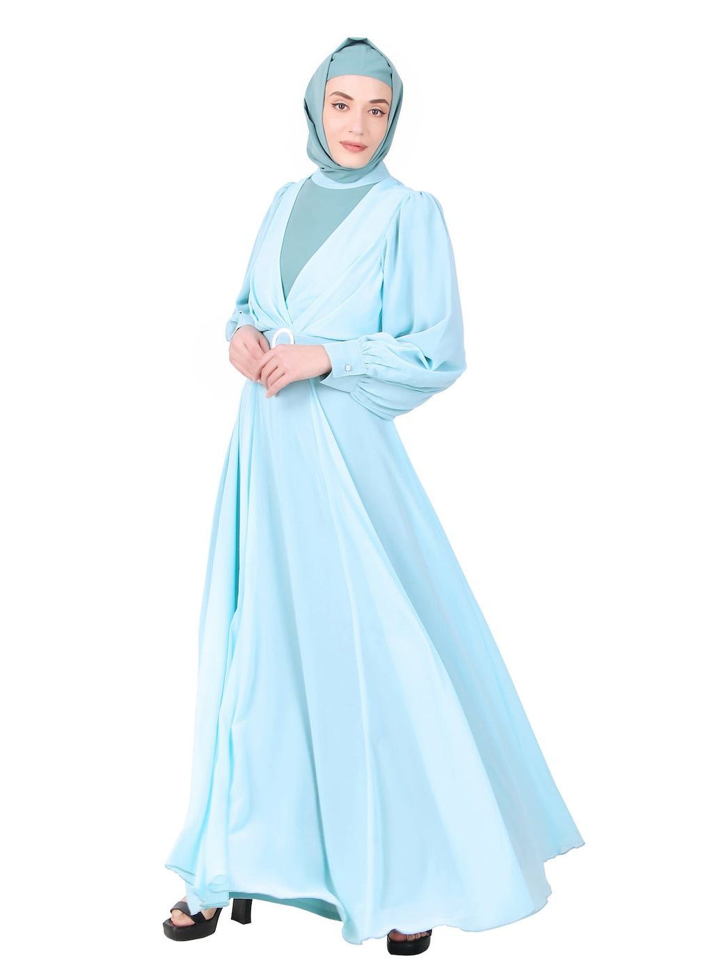 Nida & Georgette Relaxed Fit Abaya