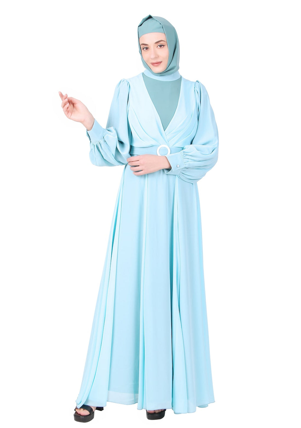 Nida & Georgette Relaxed Fit Abaya