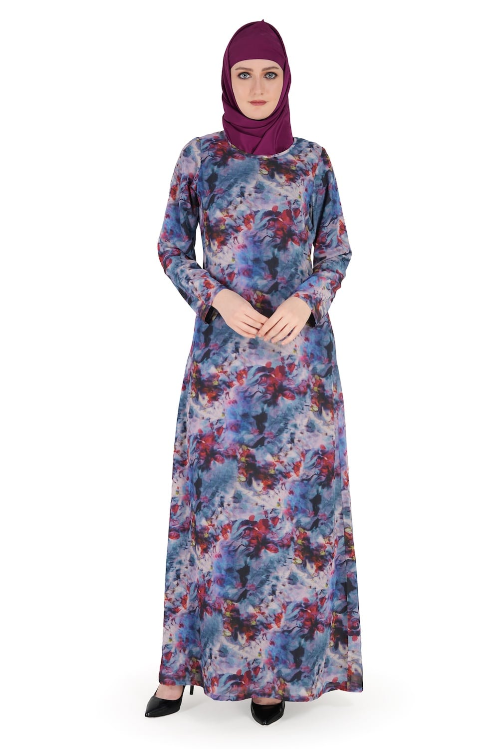 Printed Georgette Dual Layer Abaya AYG-001