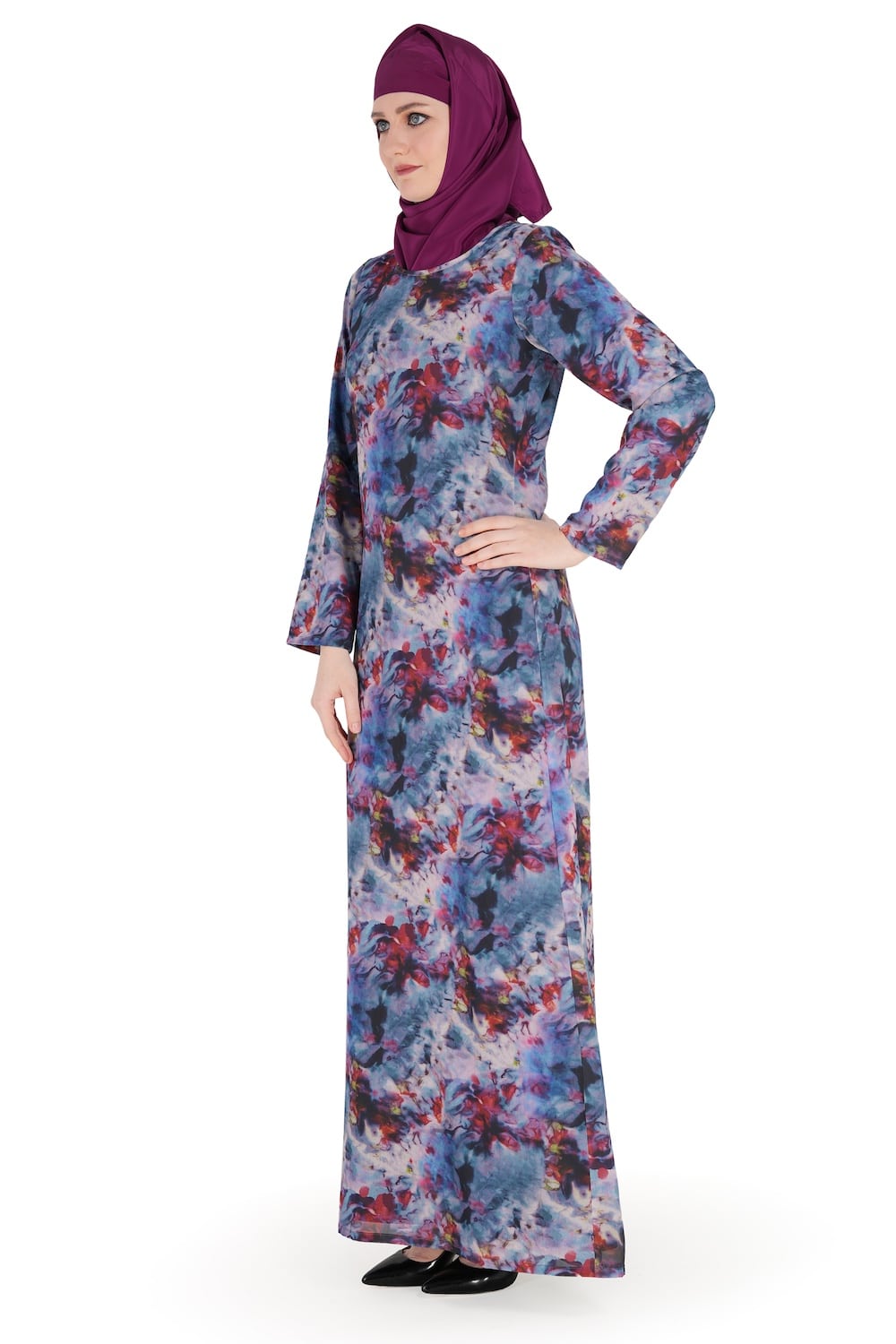 Printed Georgette Dual Layer Abaya AYG-001