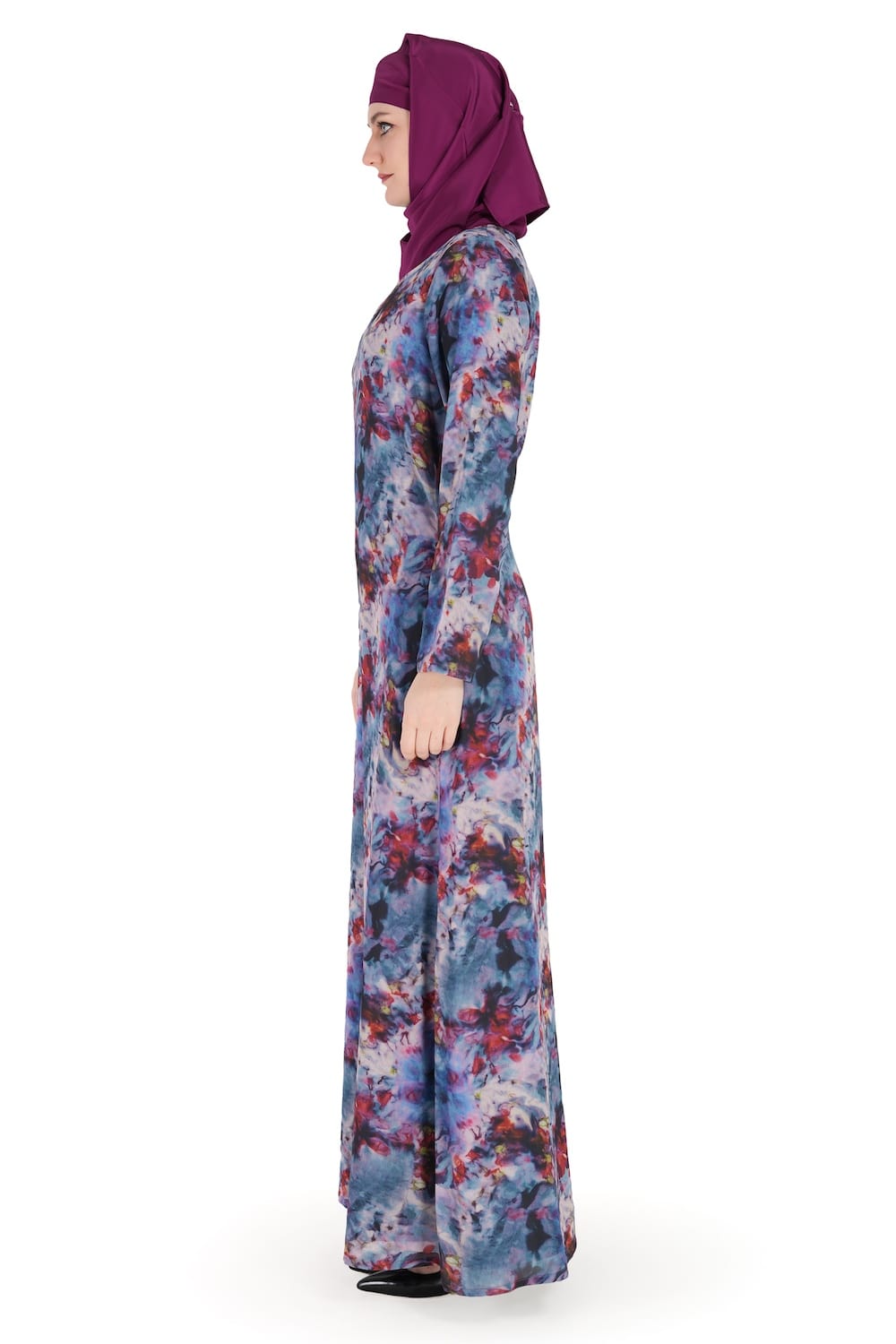 Printed Georgette Dual Layer Abaya AYG-001