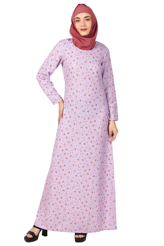 Printed Crepe Abaya AYP-493