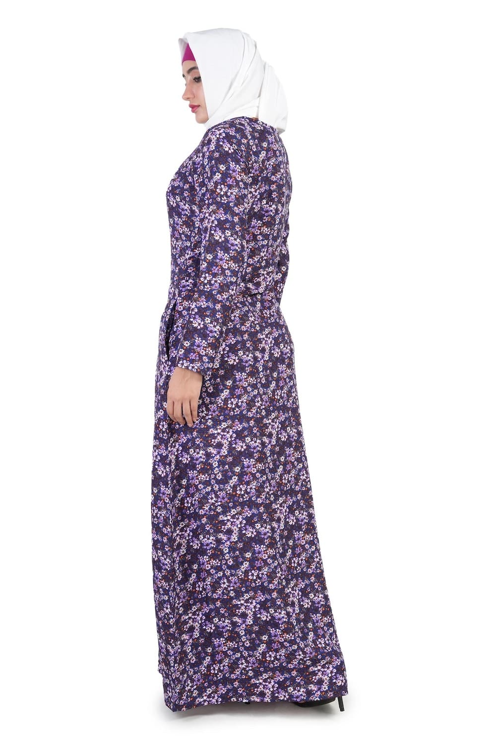 Printed Crepe Abaya AYP-506