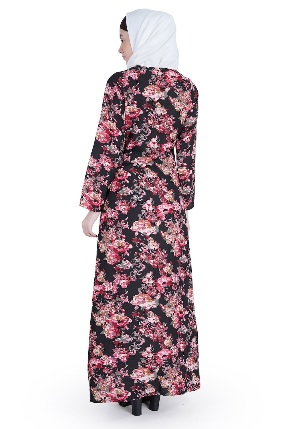 Printed Crepe Abaya AYP-534