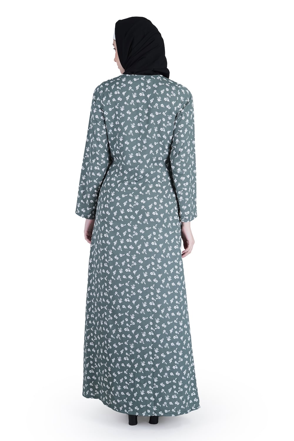 Printed Crepe Abaya AYP-537