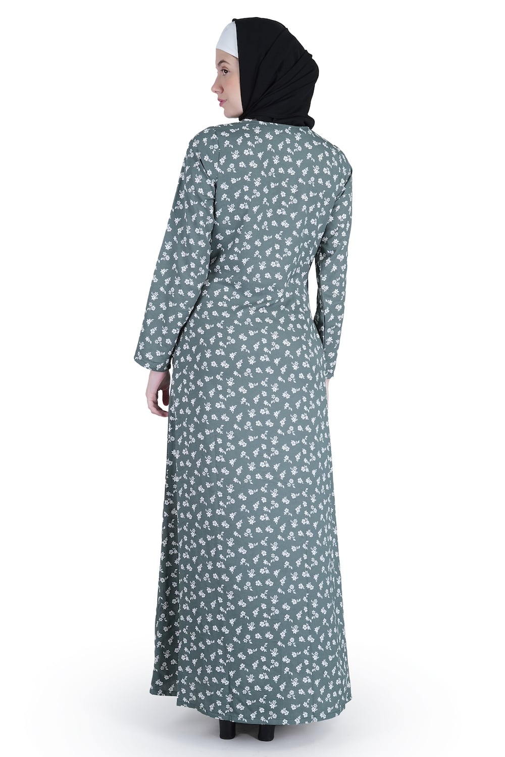 Printed Crepe Abaya AYP-537