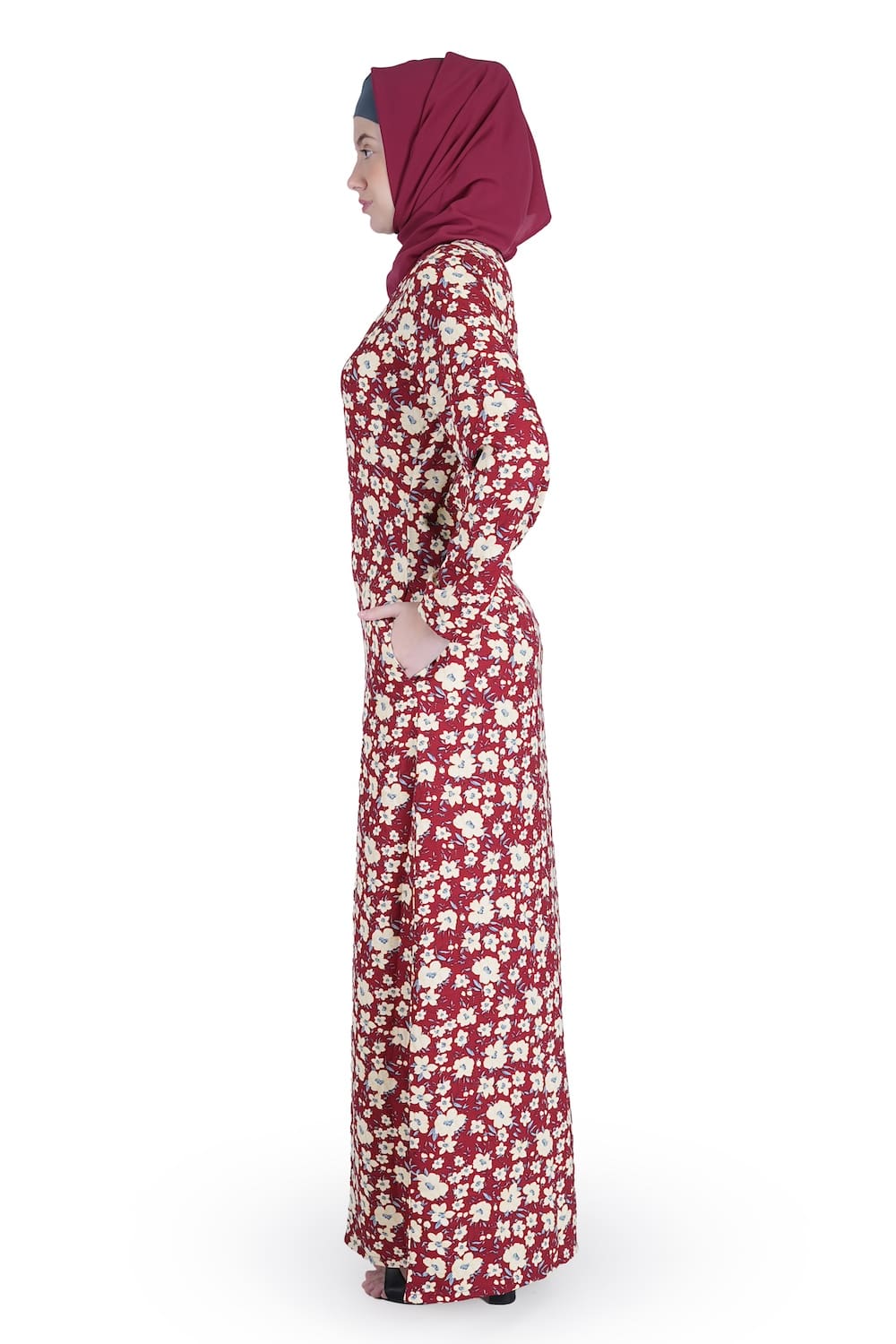 Printed Crepe Abaya AYP-540