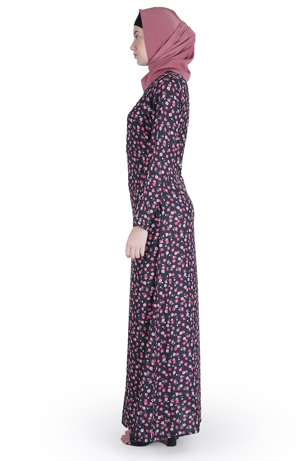 Printed Crepe Abaya AYP-546