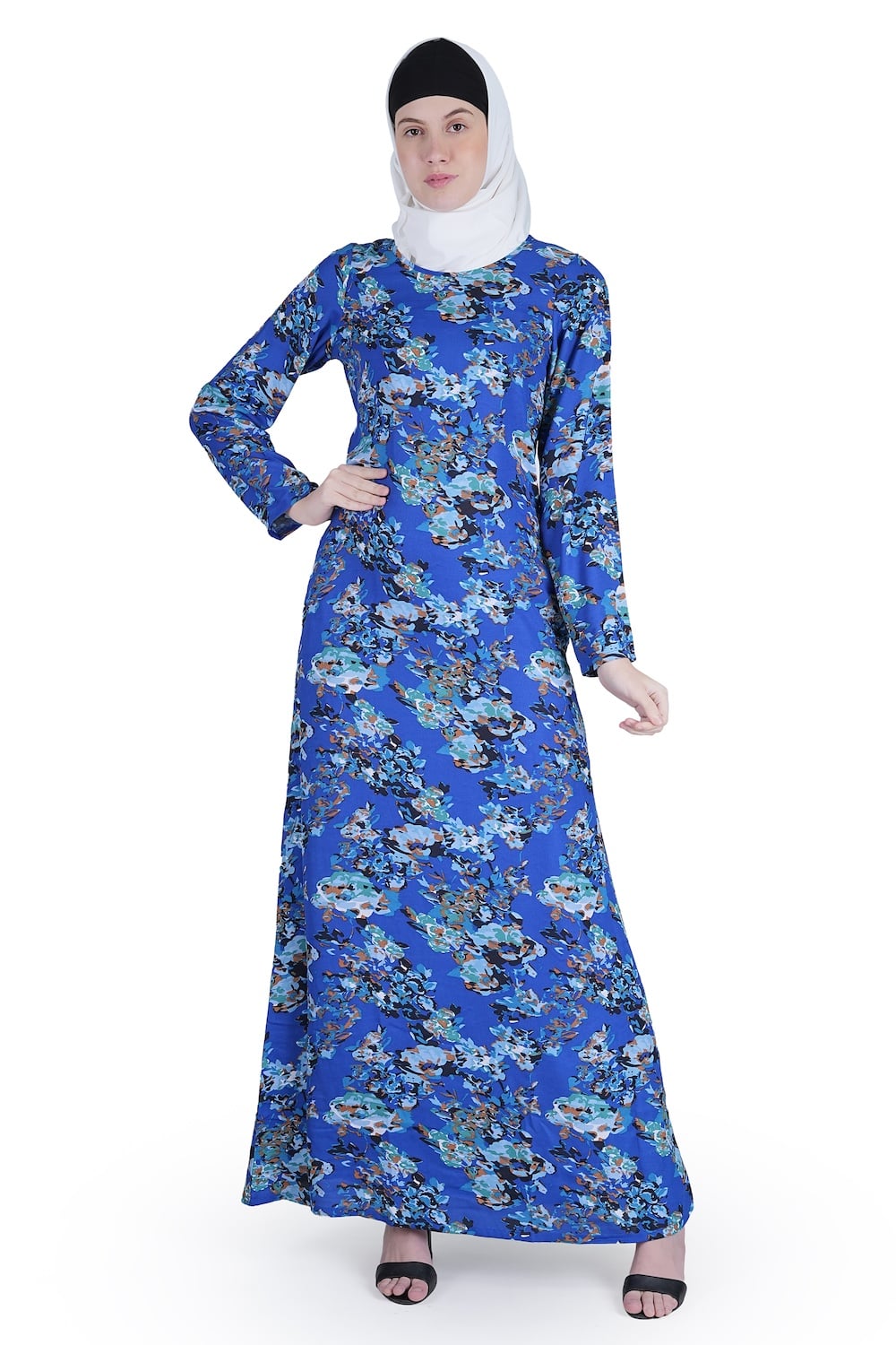 Printed Crepe Abaya AYP-547