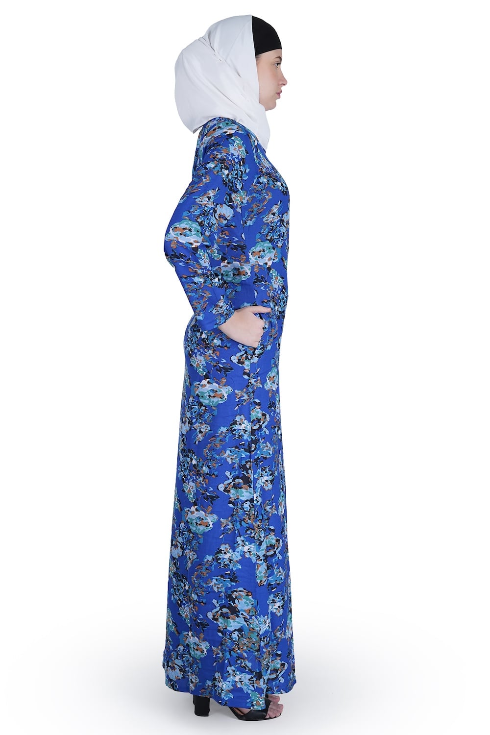 Printed Crepe Abaya AYP-547