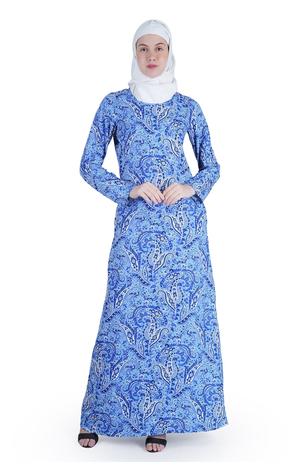 Printed Crepe Abaya AYP-551