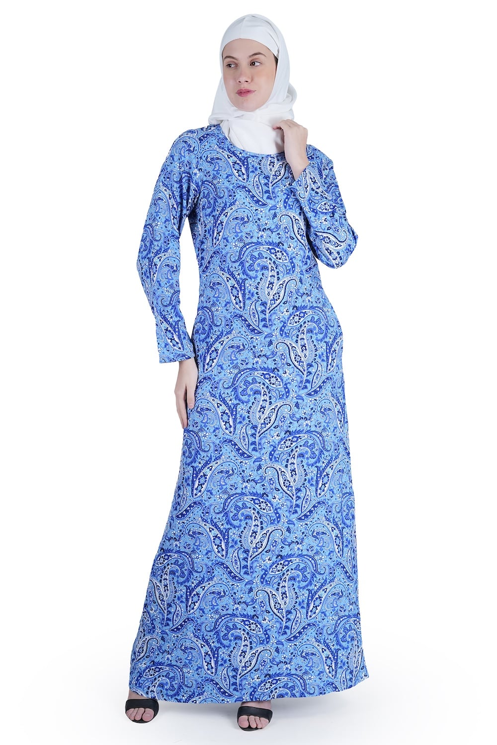 Printed Crepe Abaya AYP-551