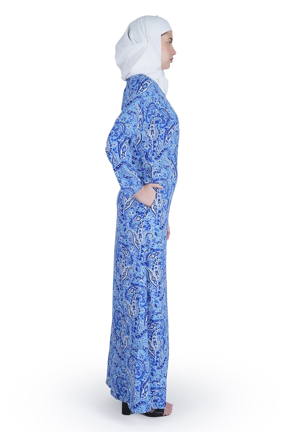 Printed Crepe Abaya AYP-551