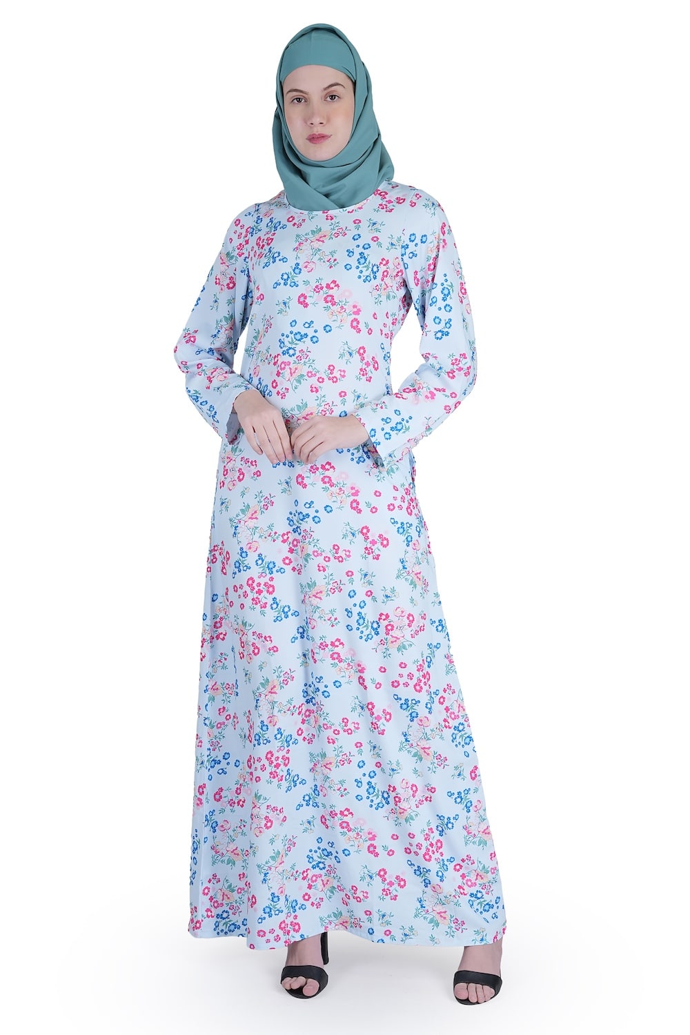 Printed Crepe Abaya AYP-552