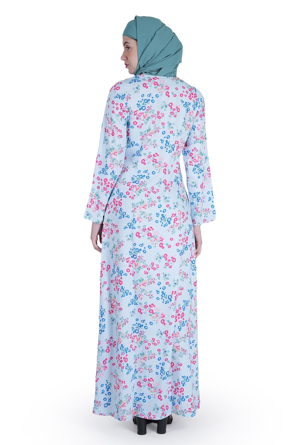 Printed Crepe Abaya AYP-552