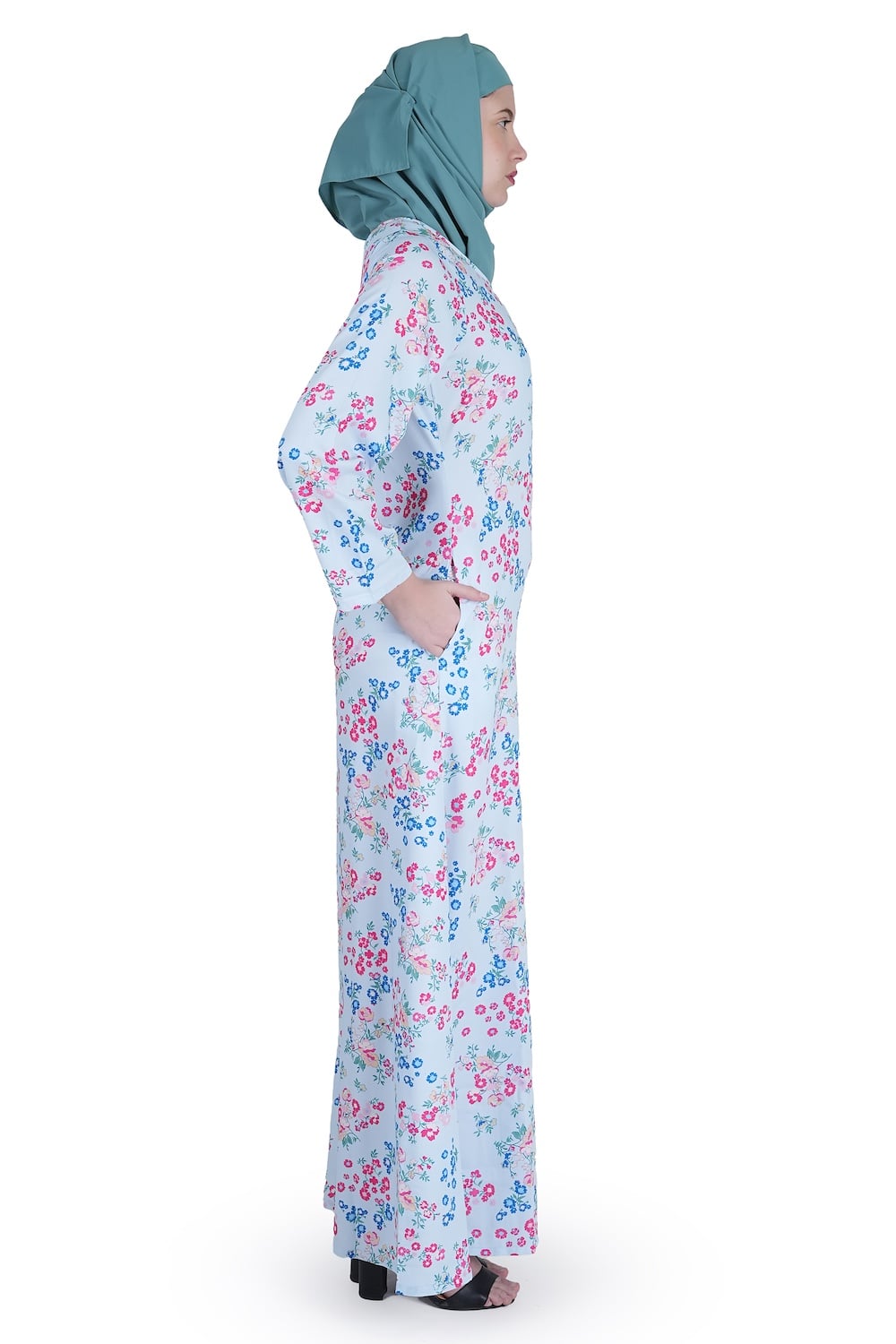 Printed Crepe Abaya AYP-552