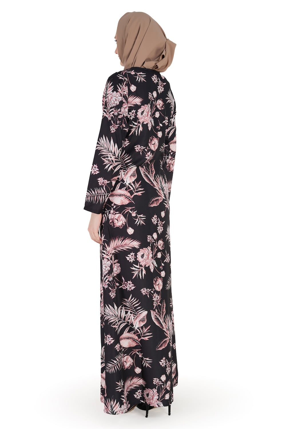 Printed Crepe Abaya AYP-556