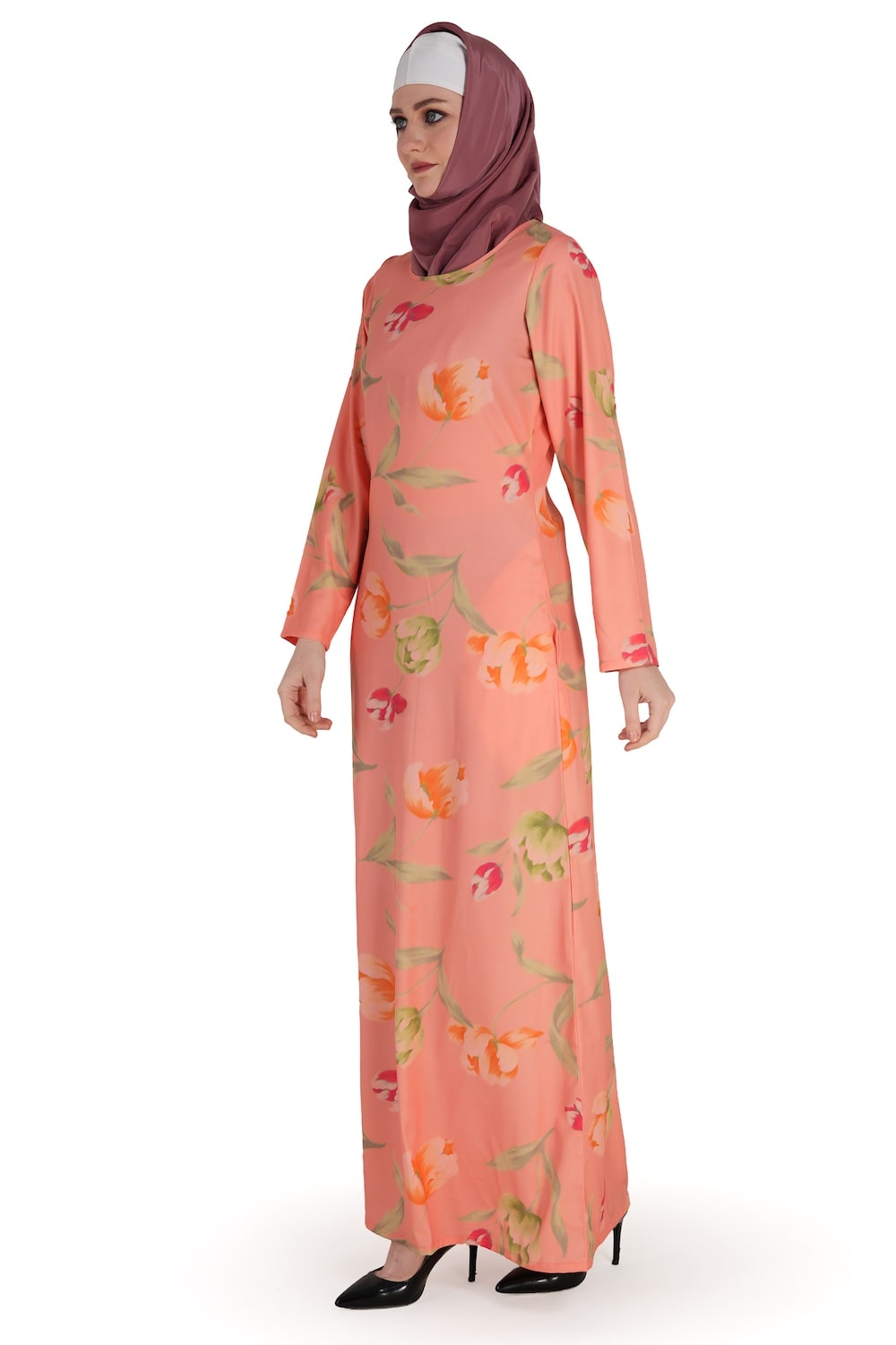 Printed Crepe Abaya AYP-569