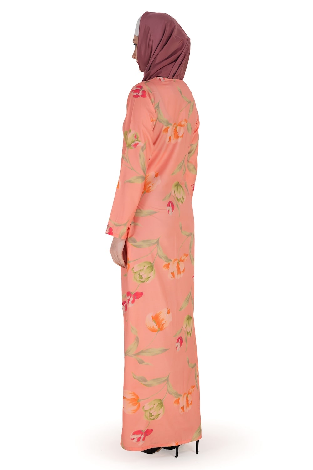 Printed Crepe Abaya AYP-569