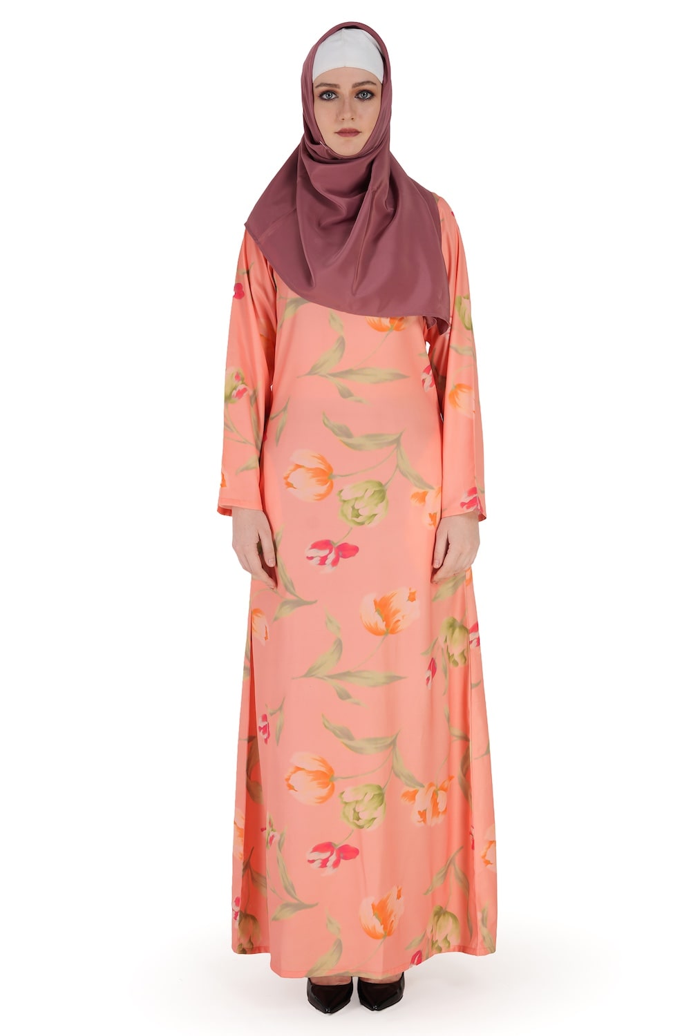 Printed Crepe Abaya AYP-569