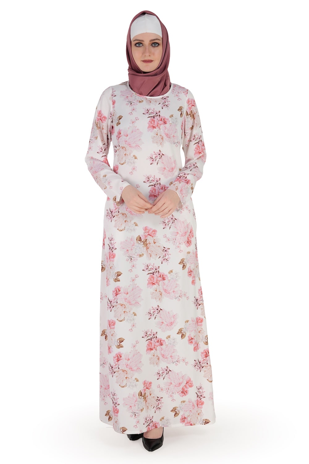 Printed Crepe Abaya AYP-571