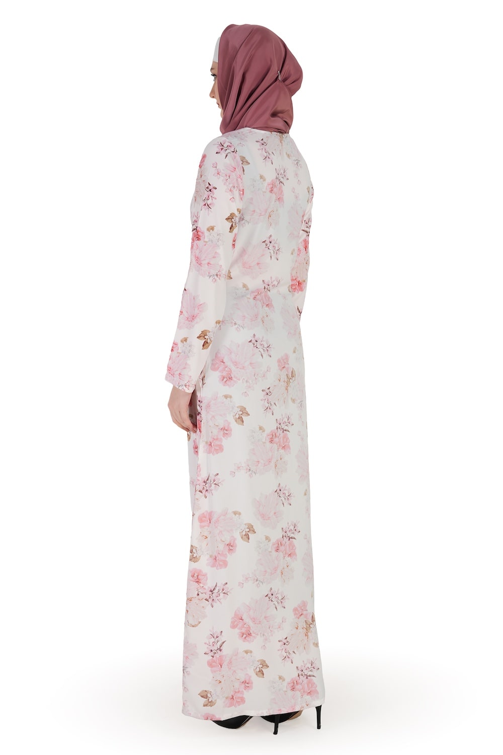 Printed Crepe Abaya AYP-571