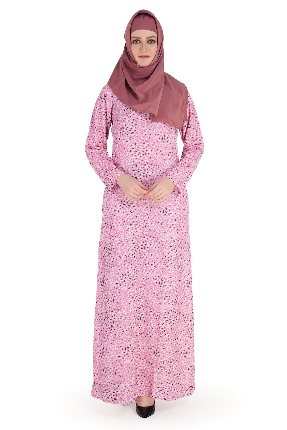 Printed Crepe Abaya AYP-577