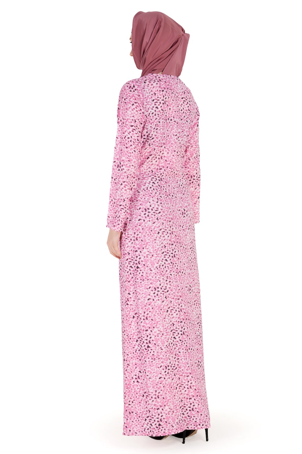 Printed Crepe Abaya AYP-577