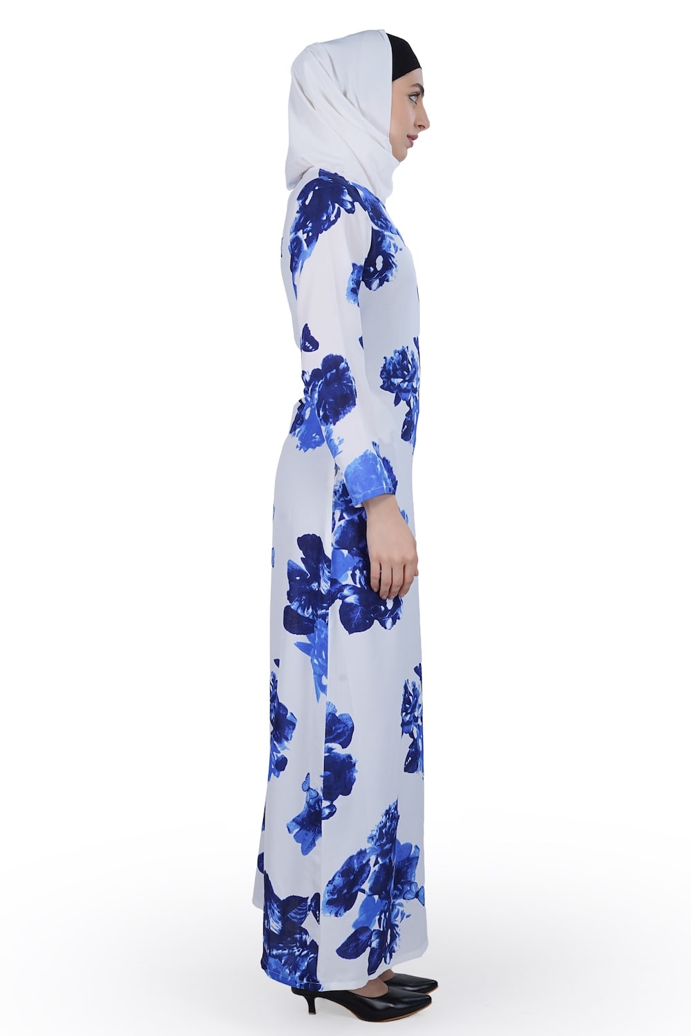 Printed Crepe Abaya AYP-593