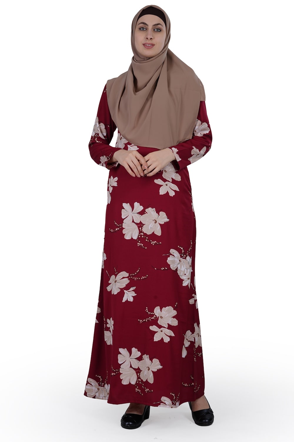 Printed Crepe Abaya AYP-598