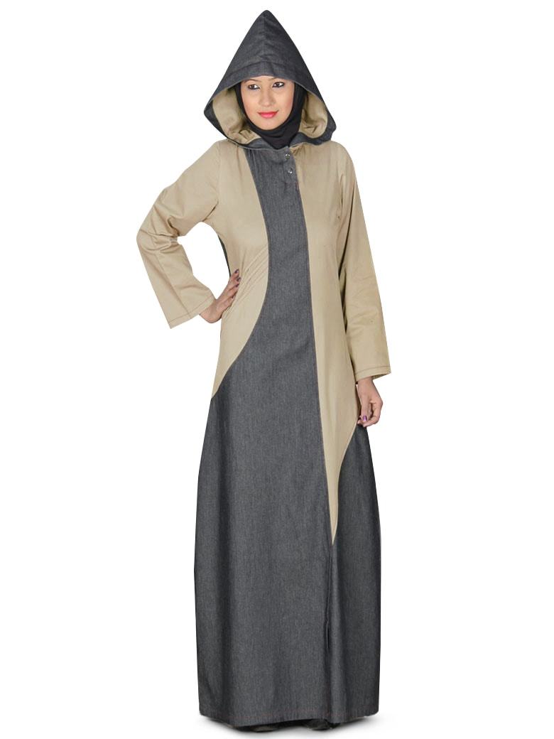 Buy Moroccan Style Hooded Abaya Online @ MyBatua.com