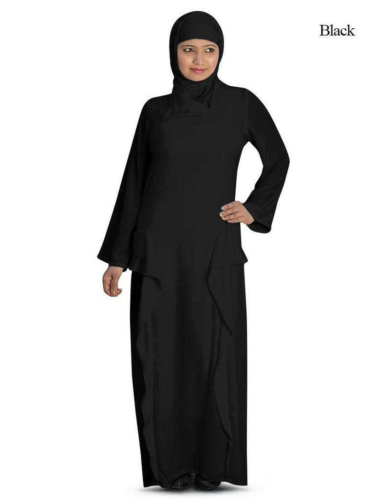 Buy Binesh Abaya Online | Cowl Neck Abayas – MyBatua.com