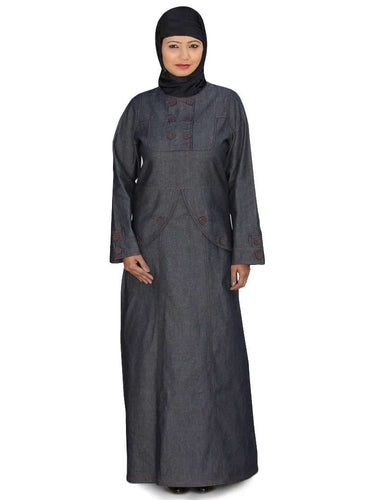 Denim Abaya