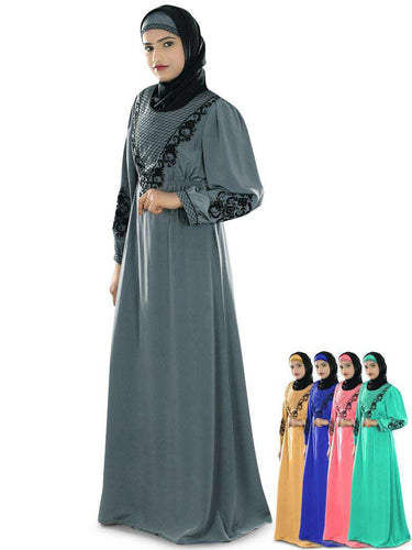 Shadan Grey Abaya