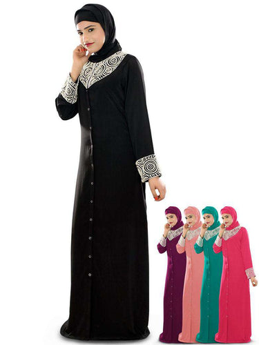 Iqra Black Burqa