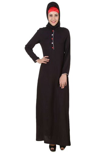 Batrisyia Black Rayon Abaya