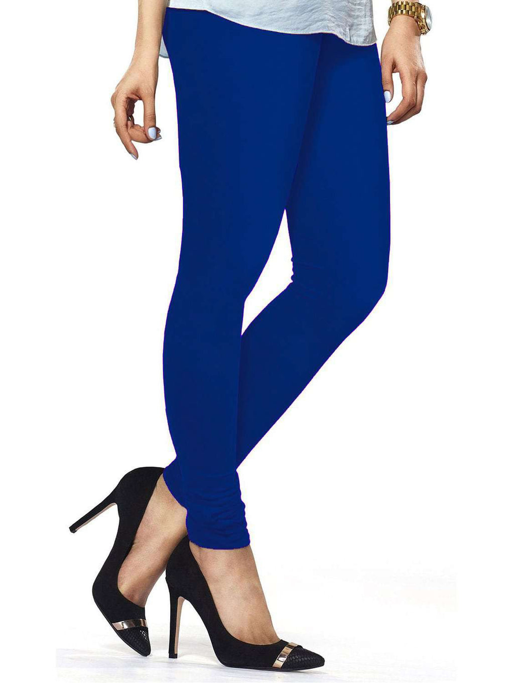 Royal Blue Viscose Ankle Legging | leggings for women – The Pajama Factory